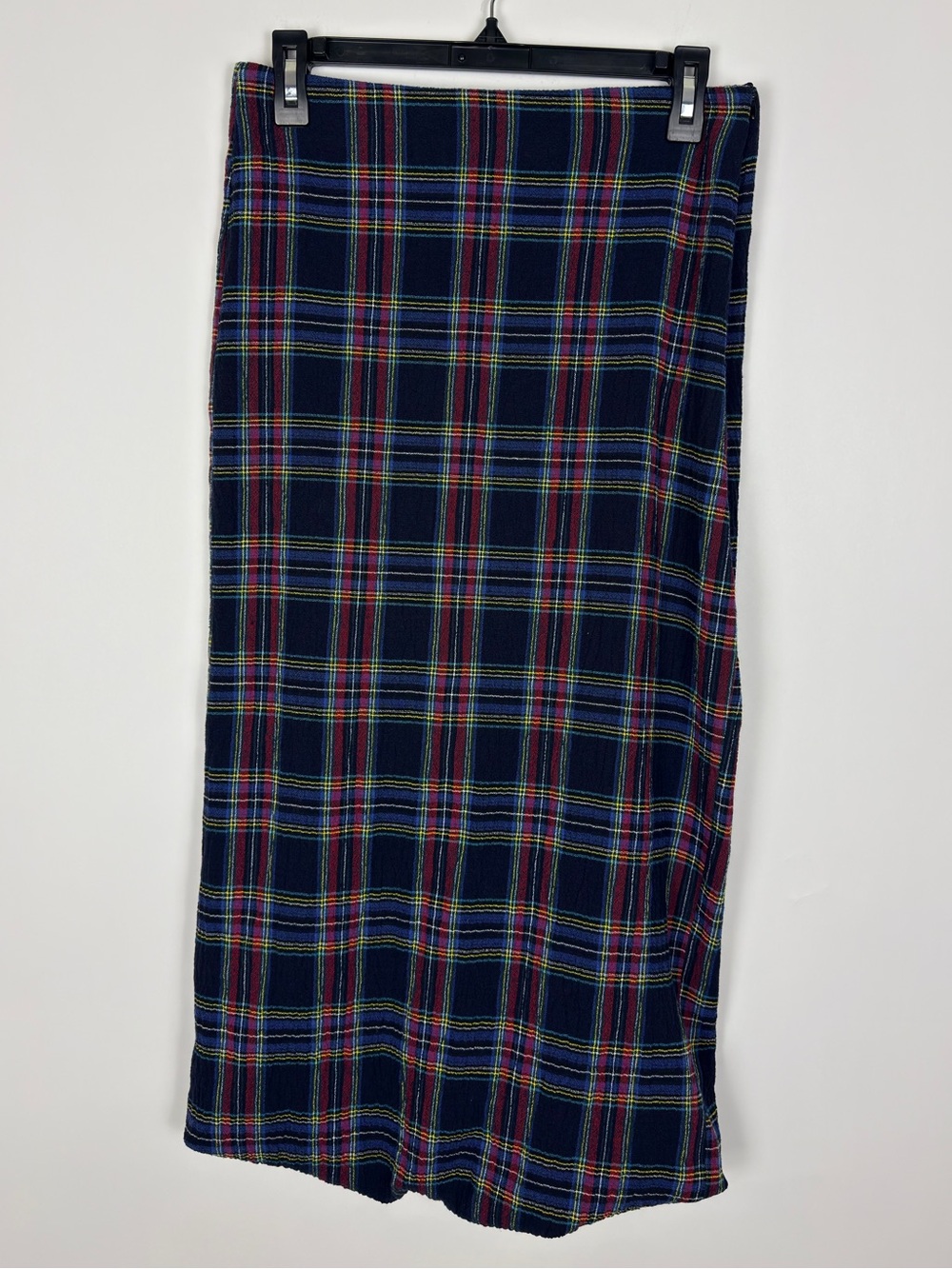 Zara Plaid Tartan Bubble Hem Midi Pencil Skirt Size Medium - Picture 4 of 10